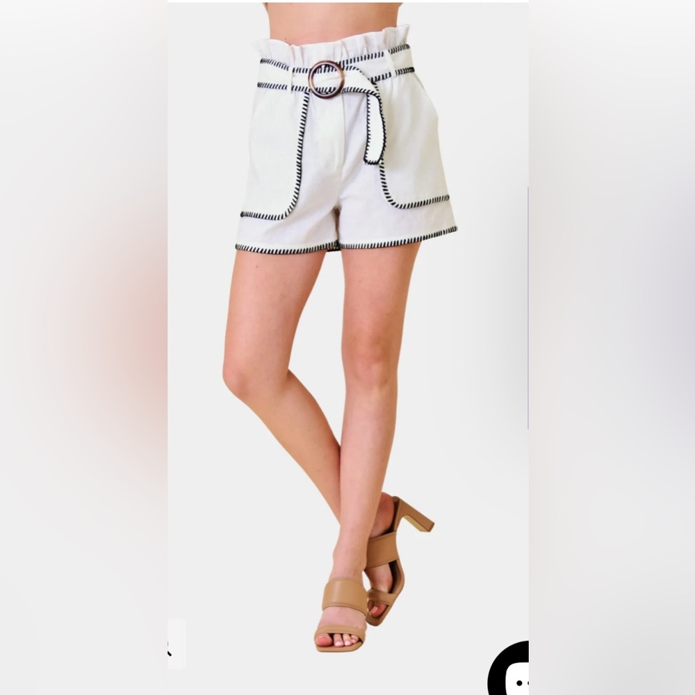 NWT Hausen Lea Linen Shorts SZ: Small